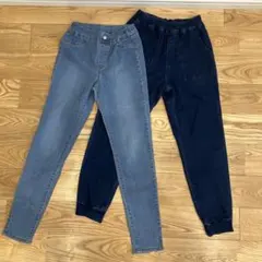 GU デニム150サイズ　2本セット