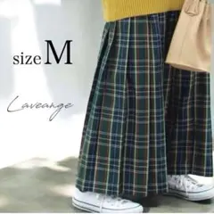 タータンチェック ロングスカート