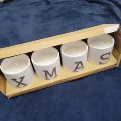 新品未使用ZARA HOME 陶磁器製キャンドルスタンド2個セット