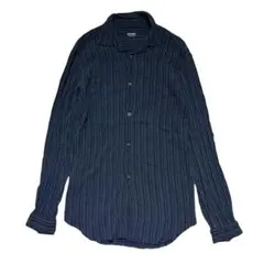 90s GIORGIO ARMANI リネン混ストライプシャツのサムネイル