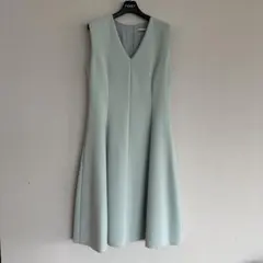 FOXEY NEW YORK ノースリーブ ワンピース ライトグリーン 40 - メルカリ