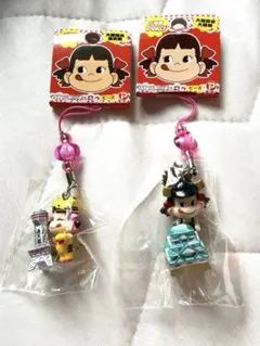 ご当地ペコちゃん 大阪限定 ストラップ 2種セットのサムネイル