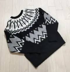 【niko and…】ノルディック柄ニットセーター