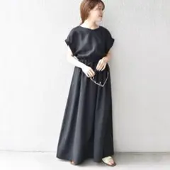 SHIPS　〈手洗い可能〉テレデランドロストワンピース　￥15,950