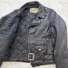 SCHOTT 618 90s ダブルライダースジャケット USA製 黒 38