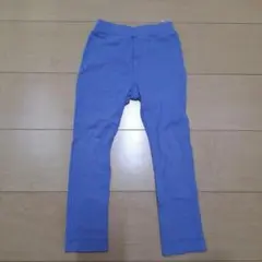 キッズ　レギンスパンツ　110cm　水色　西松屋
