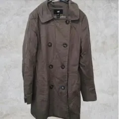 定番✨H&M【S〜М】トレンチコート カーキ 春 ライトアウター　オリーブ