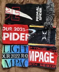 SPYAIR マフラータオル 2015年〜2018年 13枚セット スパイエアー