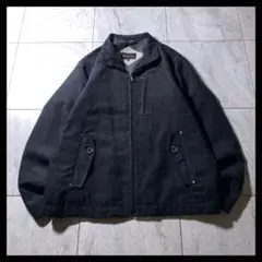 希少 90s vintage ブルゾン ジャケット ダークカラー 古着 L レディース 古着 90s カラフル ジュエリー 宝石 総柄 サテン