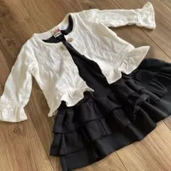 １００　ワンピース&カーディガン　セット