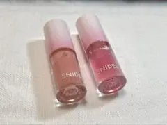 SNIDEL グロウ ドロップ リップ オイル EX01 EX02 2本セットのサムネイル