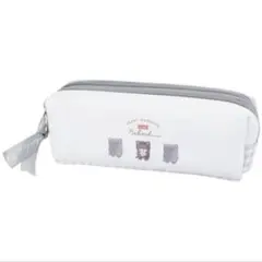 スリムツインファスナー ペンケース 筆箱 ハートワーニングネコチャン クラックス