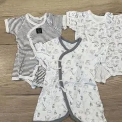 赤ちゃん肌着　ロンパース 3点セット