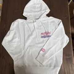 ミルクフェド MILKFED. フード付きトレーナー フーディ ホワイト 白