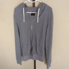 ZARA MAN グレー パーカー　USA Mサイズのサムネイル