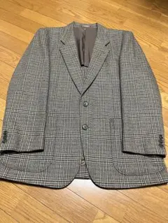 チェック柄 テーラードジャケット