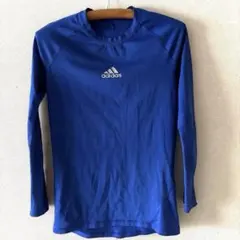 adidas TECHFIT コンプレッション S 青　インナー