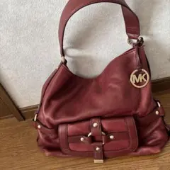 MICHAEL KORS バーガンディ ショルダーバッグ