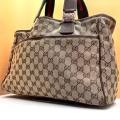 【美品✨】グッチ ホースビット シェリーライン トートバッグ 145758