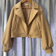 MAJESTIC LEGON Ladyショートライダース ベージュ Sサイズ