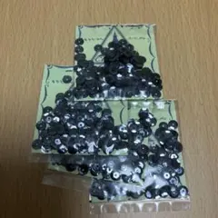 KAPITAL キャピタル スパングル スパンコール 黒 4袋セット