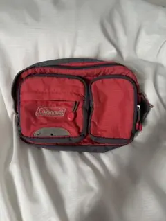 Coleman（コールマン）ウエストポーチ / レッド×エメラルドブルー