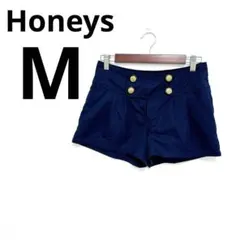 ハニーズ ショートパンツ 【M】 ネイビー シンプル Honeys