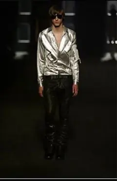 dior homme 04ss strip メッシュ　ニット　vネック dior homme 04ss strip メッシュ ニット vネック