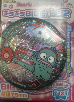 サンリオキャラクターズキラキラBIG缶バッジ2 ハンギョドン