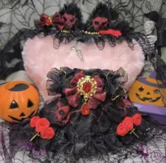 ぬい服 あんスタ ツイステ ちびぬい ハロウィン ドクロ ねこみみ ドレスセット