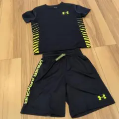 Under Armour ジャージセット YSM ネイビー/ライム