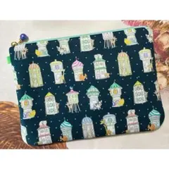感謝価格 SALE ユキエモン 10cmファスナープリーツポーチ ハンドメイド