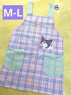 新品　キャラクター❤︎クロミ❤︎プリントレディースエプロン　サイズ　レディースM-L