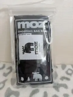 【新品】moz SHOPPING BAG BOOK BLACK エコバッグ