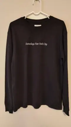 SATURDAYS NYC ブラック ロングスリーブ Tシャツ S