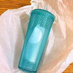 スターバックス　バンピー　ライトグリーンコールドカップタンブラー　710ml