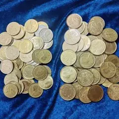タイ 1/2サタン硬貨☆1937年／未使用／ラーマ8世／アンティークコイン