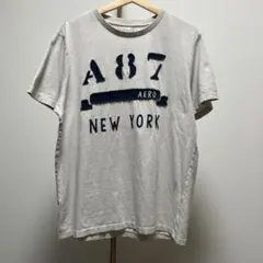 EROPOSTALE サガラワッペンTシャツ L 杢グレー シングルステッチのサムネイル