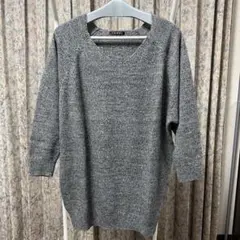 【美品】INGNI ニットソー ニット セーター 薄手 長袖 Mサイズ 春服