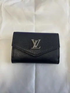 美品LOUIS VUITTON 三つ折り財布 ブラック 箱付き - メルカリ