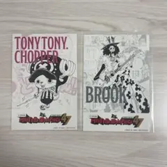 ONEPIECEポストカード チョッパー、ブルック