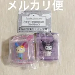 サンリオ　パッケージミニチュアコレクション　ウサハナ　クロミ
