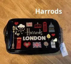 Harrods ハロッズ　ロンドンモチーフ ポーチ