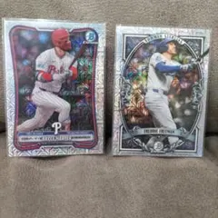 하퍼 프리먼 topps Bowman Chrome 2장 세트 ​
