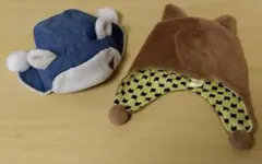 petit main プティマイン クマ耳付き帽子 フライトキャップ 46