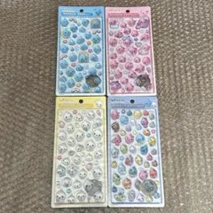 ボンボンドロップシール しずくちゃん 大 4種類 コンプ