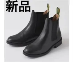 Tuffa ブラック サイドゴアブーツ