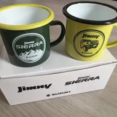 【新品】【非売品】ジムニー オリジナルホーローマグカップ2個セット　Jimnyのサムネイル