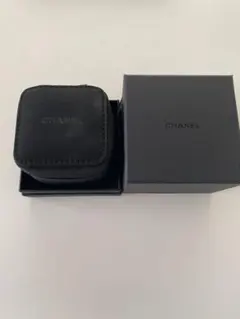 2271 CHANEL シャネル ジュエリーボックス ミラー付き 黒 小物入れ
