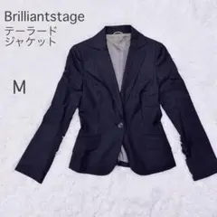 Brilliantstageフランドル テーラードジャケット 7号 濃紺 ウール